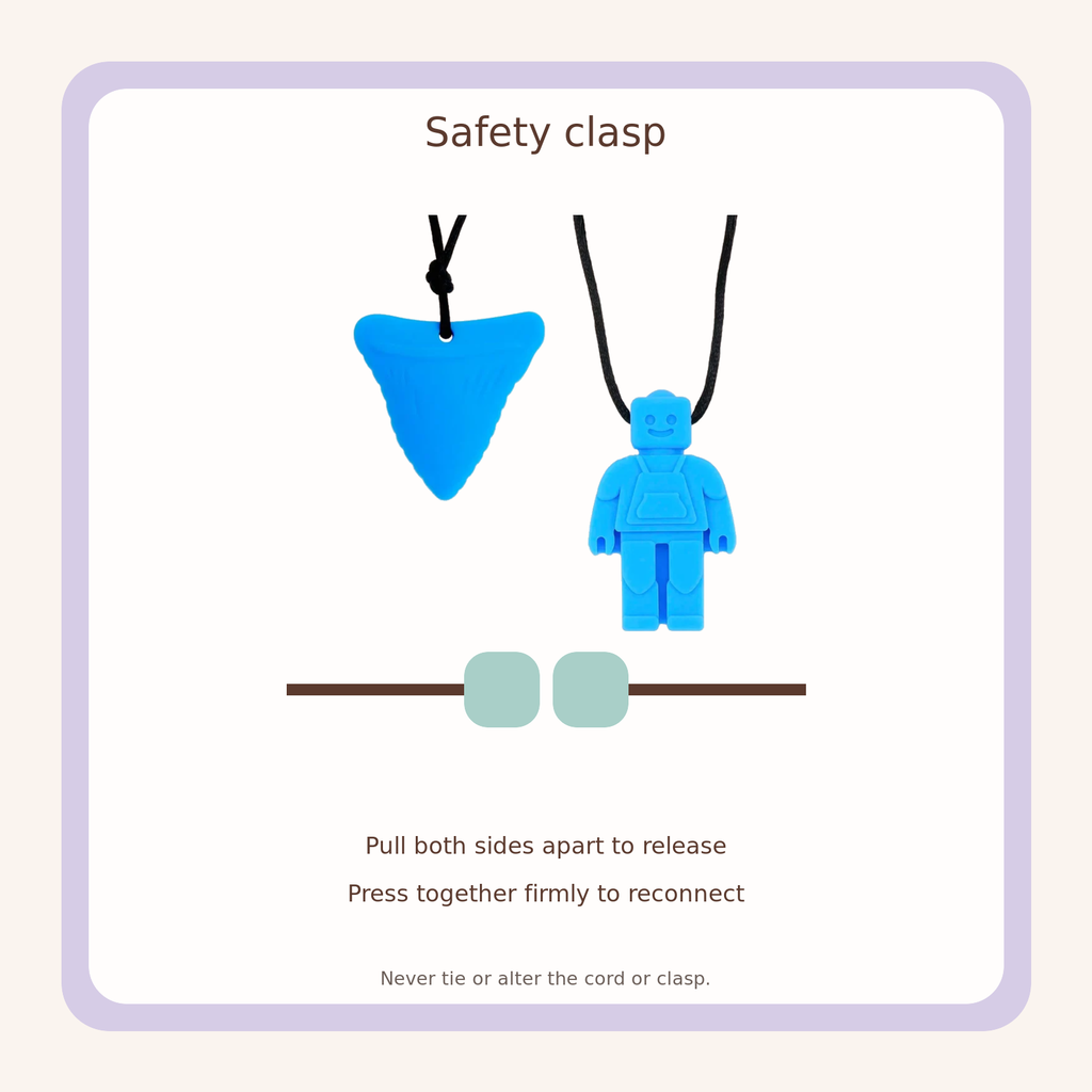 Everyday Sensory Chew Necklaces — 2 Pack