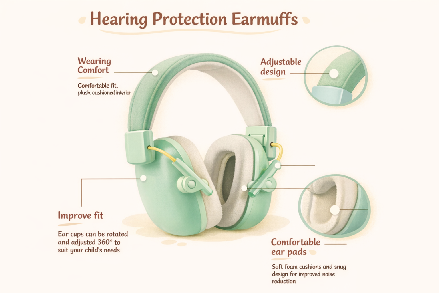 Noise-Reducing Earmuffs